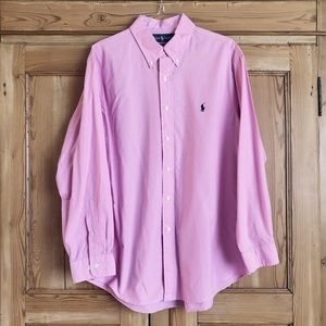Men’s Ralph Lauren Pink Gingham Shirt